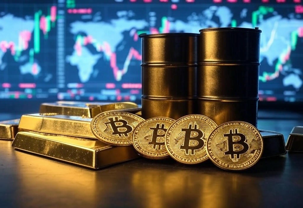 Commodities and Crypto: Oil, Gold, and Bitcoin Surge Amid Global Shifts