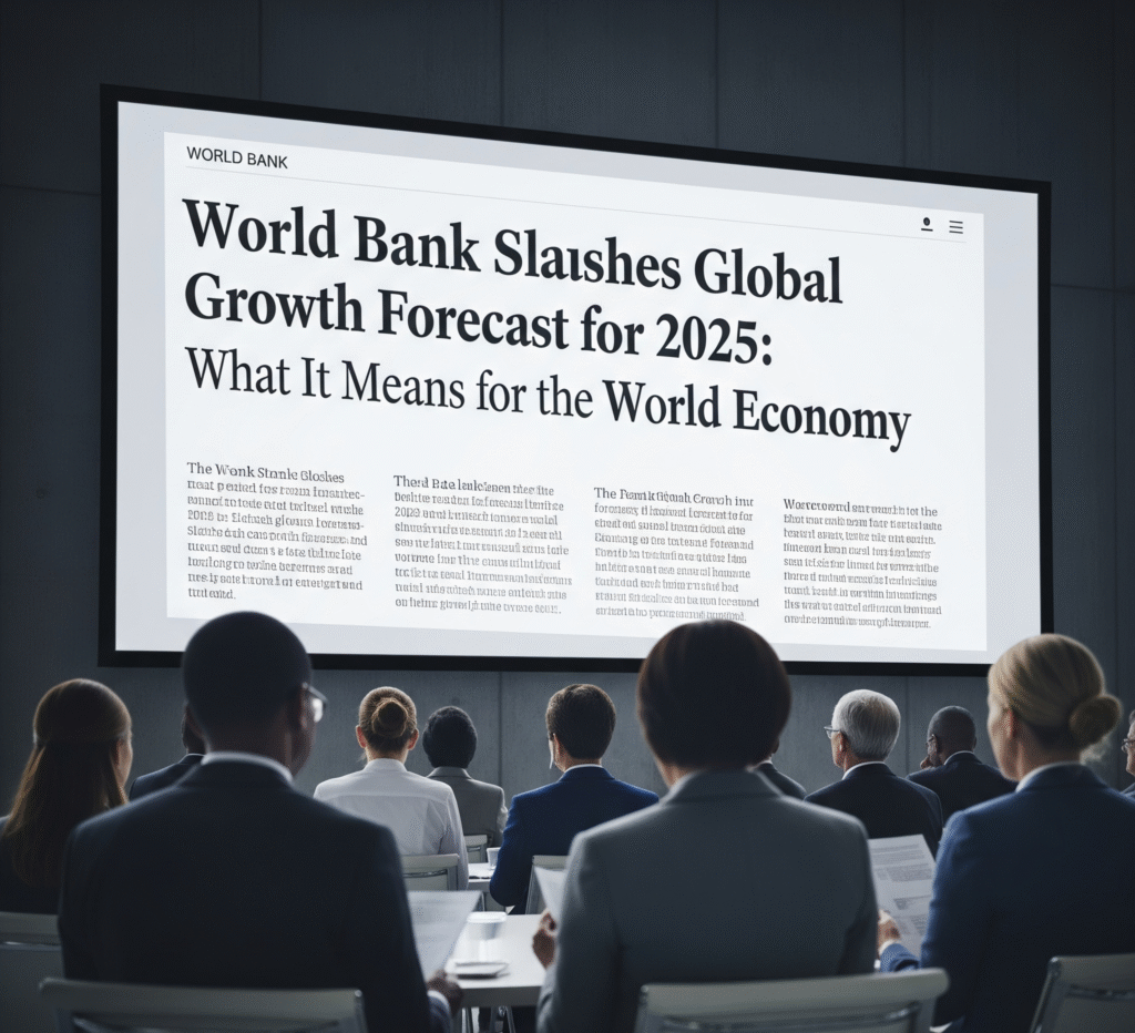 World Bank Slashes Global Growth Forecast for 2025: What It Means for the World Economy