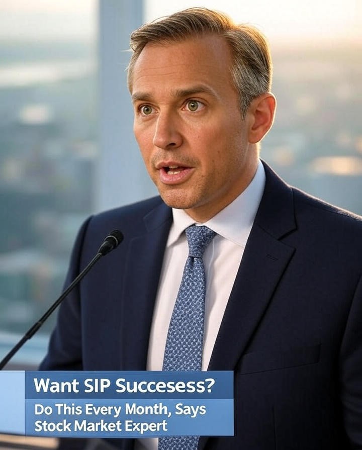 Want SIP Success? Do This Every Month, Says Stock Market Expert