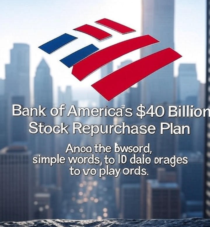 Bank of America’s $40 Billion Stock Repurchase Plan Explained in Simple Words